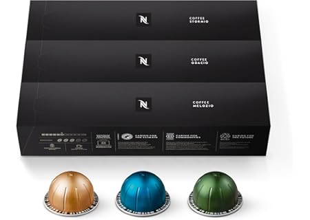 Nespresso Capsules Vertuo, Variety Pack, Medium and Dark Roast Coffee, 30 Count Coffee Pods, Brews 7.8 oz.