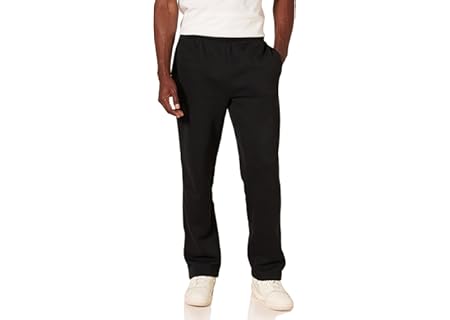 Amazon Essentials Men's Fleece Open Bottom Sweatpant (Available in Big & Tall)