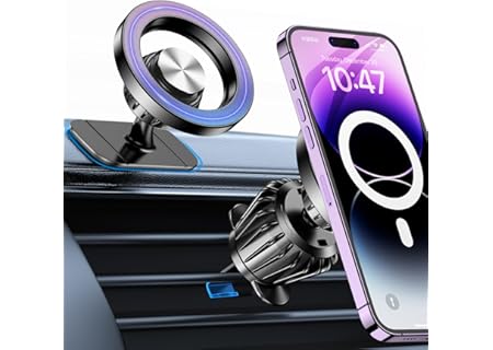 Kaistyle for Magsafe Car Mount【20 Strong Magnets】Magnetic Phone Holder for Car Phone Holder Mount Dash Mounted Holders Cell Phone Holders for Your Car Accessories for Women Men for iPhone 17 16 15 14