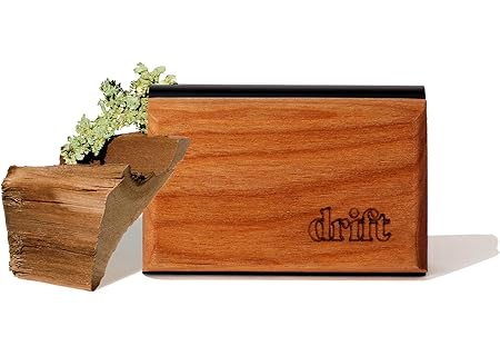 Drift Car Air Freshener - The Original Wood Air Freshener - Car Odor Eliminator - Long Lasting Scent - Auto Accessories - Metal Clip - Essential Oils - Clean Ingredients - Teak Scent Starter Kit
